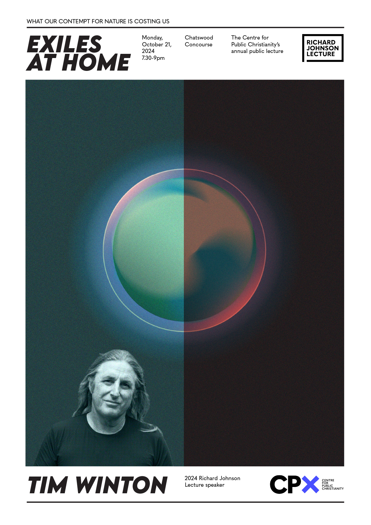 Tim Winton lecture event in Sydney October 21 2024